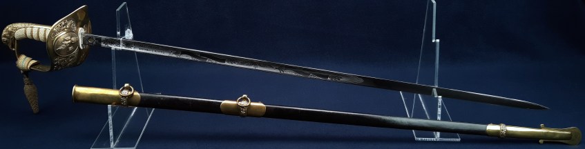 British WW2 1925 Pattern Royal Air Force Officers Sword of Group Captain David Lumgair CBE 2